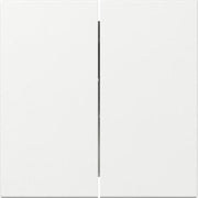 Gira - Abdeckung/Bedienelement für Installationsschalterprogramme Wippe 2f gerade 349503 Reinweiß