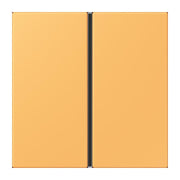 Jung - Abdeckung/Bedienelement für Installationsschalterprogramme Tastensatz 1fach LC 401 TSA 254 ocre jaune clair