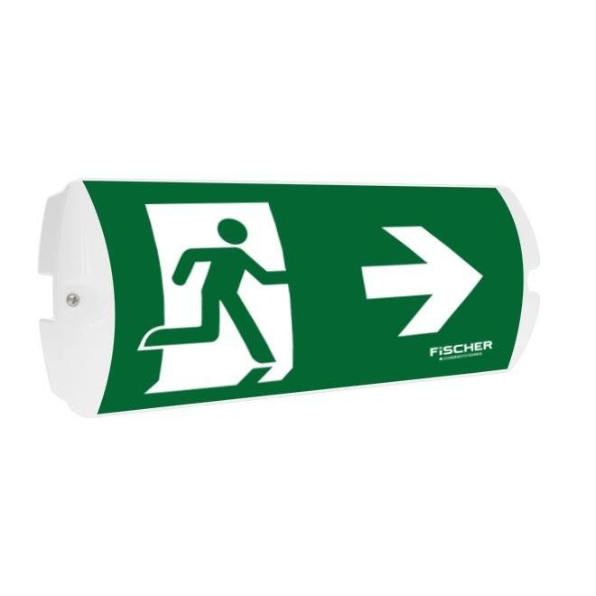 Fischer - Sicherheitsleuchte LED-Rettungszeichenleuchte HAW383M+EBH EB 3h