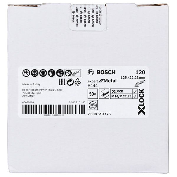 Bosch - Trenn-/Schleifscheibe X-LOCK 2608619176 Fiberschleifscheibe