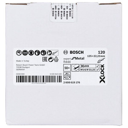 Bosch - Trenn-/Schleifscheibe X-LOCK 2608619176 Fiberschleifscheibe