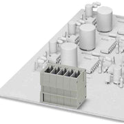 Phoenix Contact - Leiterplattensteckverbinder Grundleiste ST 2,5-PCBV/ 2-G-5,2 f. Leiterplattenst. − 50 Stück