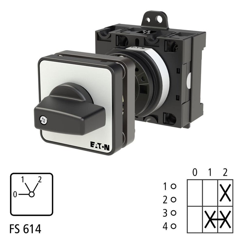 Eaton - Lastschalter Stufenschalter Heizung T3 T3-1-91/Z 32A Zwischenbau