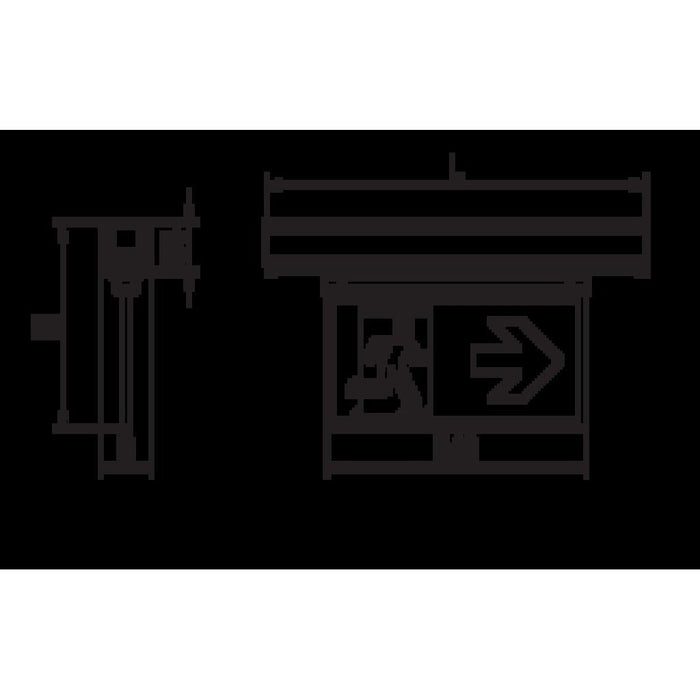 Ridi-Leuchten - Sicherheitsleuchte Rettungszeichen-Modul VLMF- #1520197SI366  − 1 Stück
