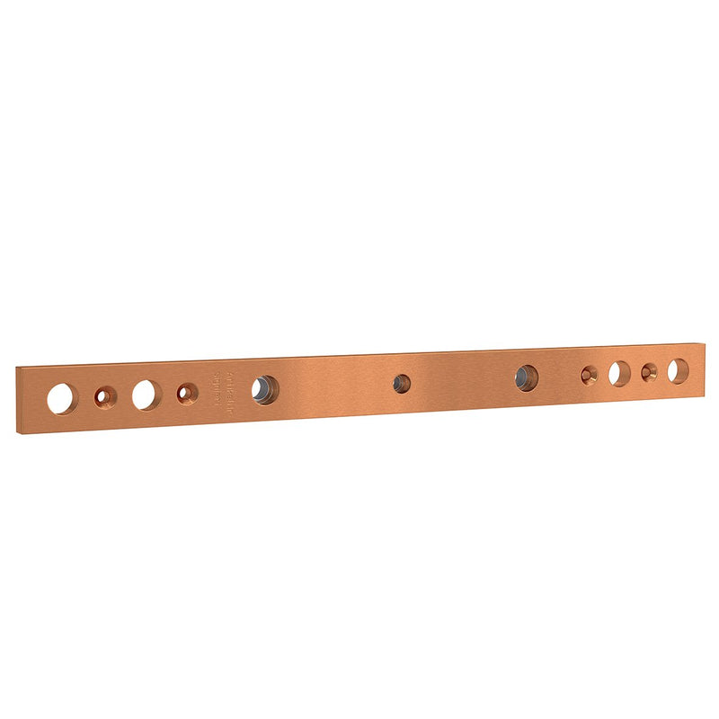 ABN - Sammelschienenklemme CU-Schiene FB2 30x10mm ABNPC30132 waagrecht gelocht − 50 Stück