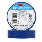 3M - Klebeband PVC Elektro-Isolierband Temflex165 blau15X10 165BL1E