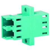 Telegärtner - LWL-Kupplung LC-Duplex Kupplung Flansch 100007158 türkis Bronzehülse − 1 Stück