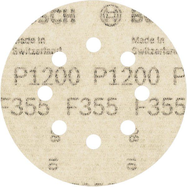 Bosch - Schleifpapier/Schleifvlies PRO F355 Schleifblatt, 125 2608605123 mm, G1200, 5-tlg