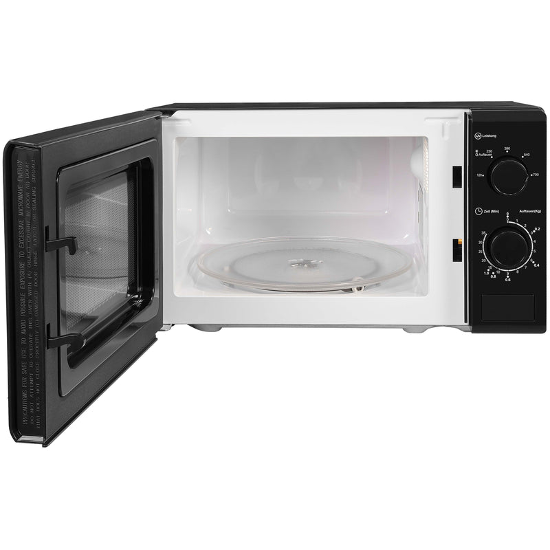EXQUISIT - Mikrowellengerät Mikrowelle MW 900-030 sw 700W,20L
