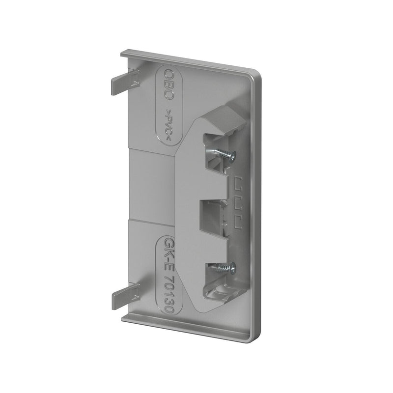 OBO Bettermann - Endstück für Geräteeinbaukanal Endstück GK-E70130WA 70x130mm, PC/ABS