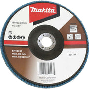 Makita - Trenn-/Schleifscheibe Fächerschleifscheibe D-63840 180mm Z80