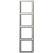Jung - Abdeckrahmen Rahmen 4-fach lgr CD 584 WU LG waage/senkrecht