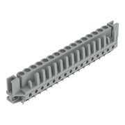 WAGO - Leiterplattensteckverbinder THT-Federleiste gerade 232-146/047-000 Rastermaß 5mm,grau − 10 Stück