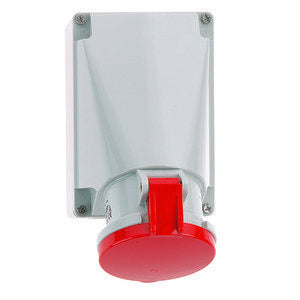 Bals Elektrotech - CEE-Steckdose (IEC 60309) Wandsteckdose QuickConnect 110383 TE 63A5p400V6h IP44