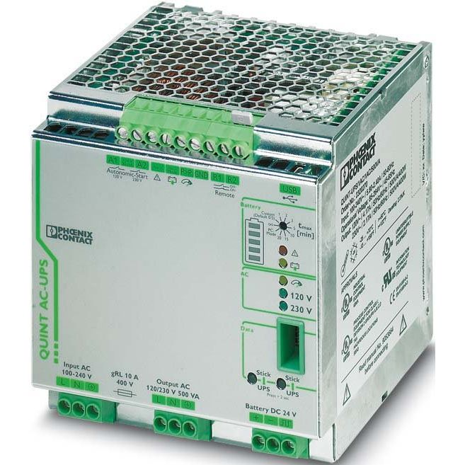 Phoenix Contact - USV-Anlage Stromversorgung QUINTUPS1AC1AC500VA unterbrechungsfrei − 1 Stück