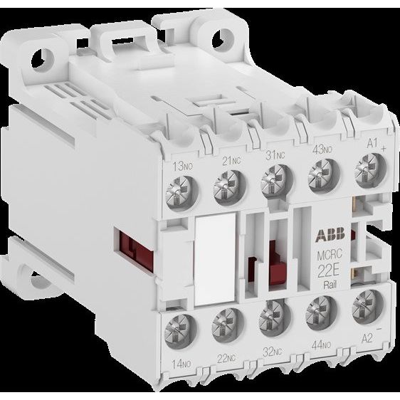 ABB Stotz S&J - Hilfsschütz, Relais Kleinhilfsschütz MCRC022ARWJD-RAIL 2S+2Ö, 110V DC