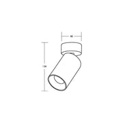 Brumberg Leuchten - Decken-/Wandleuchte Anbauleuchte 1x GU10 57120180