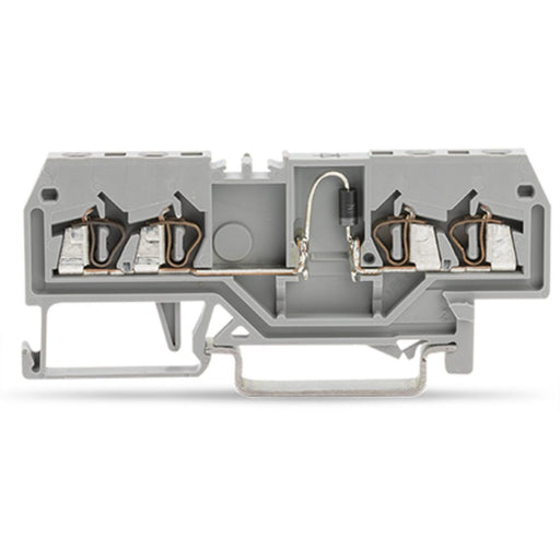 WAGO - Bauelement-Reihenklemme 4-Leiter-FV-Dioden-Klemme 279-815/281-410 (asymetrisch) − 100 Stück