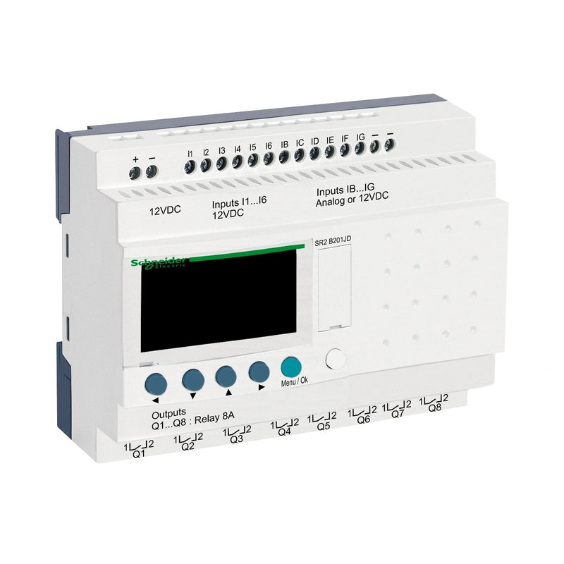 Schneider Electric - Logikmodul Zelio Logic SR2-B201JD 20 E/A 12VDC