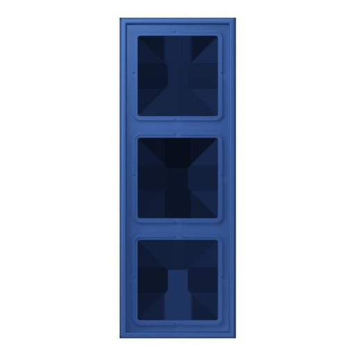 Jung - Abdeckrahmen Rahmen 3-fach LC 983 253 bleu outremer 59