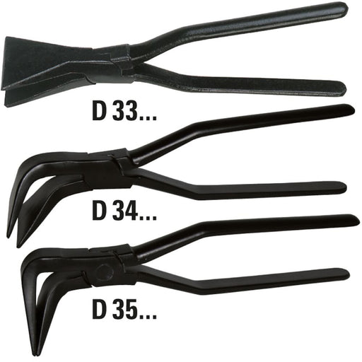 BESSEY - Falzwerkzeug Falzzange 45 Grd gebogen D34-60
