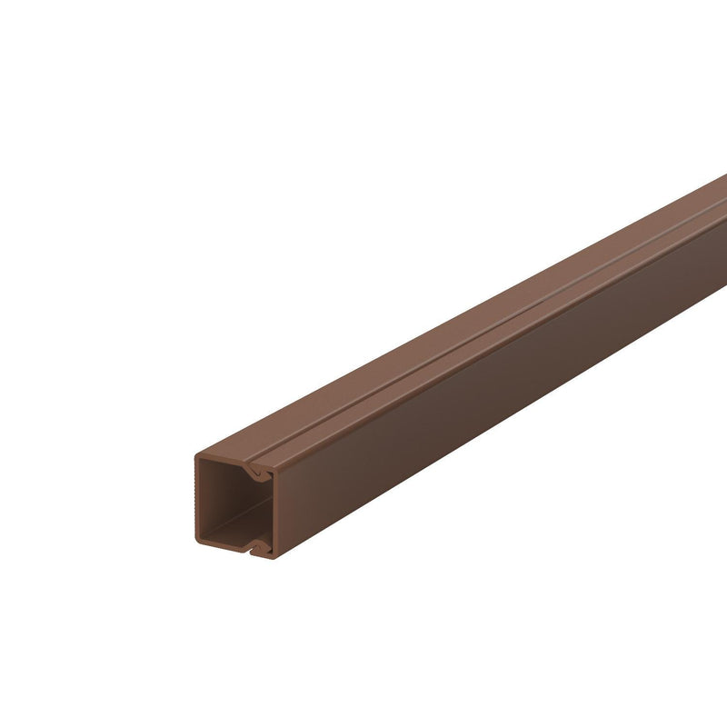 OBO Bettermann - Leitungsführungskanal Wand+Deckenkanal WDK15015BR 15x15mm − 2 Meter