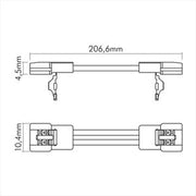Nobile - Zubehör/Ersatzteile für Lichtschlauch/-band Verbinder flexibel 5er Set 5011510075 − 1 Stück