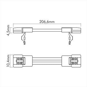 Nobile - Zubehör/Ersatzteile für Lichtschlauch/-band Verbinder flexibel 5er Set 5011510075 − 1 Stück