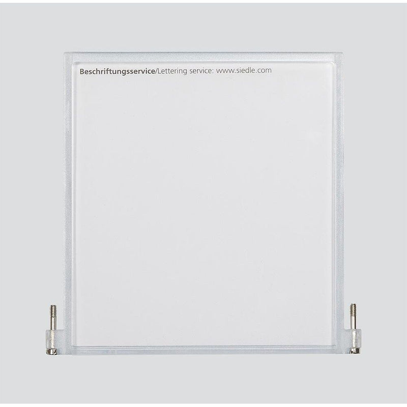 Siedle&Söhne - Zubehör/Ersatzteile für Türkommunikation Namensschildtasche rauchf. 200007035-00 kpl. TM 511-01 B