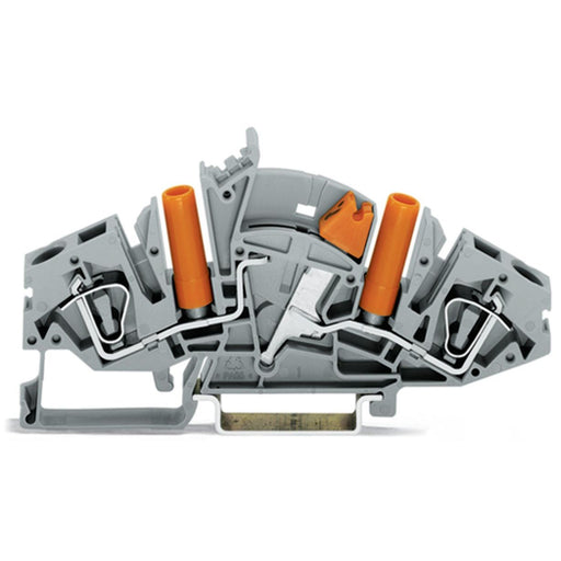 WAGO - Trenn- und Messtrenn-Reihenklemme Trennklemme 282-821 2-L., orange 4qmm − 20 Stück