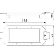 OBO Bettermann - Gerätebecher/Geräteträger für Unterflursystem Montageträger MT2 2ACO f. 2xACO