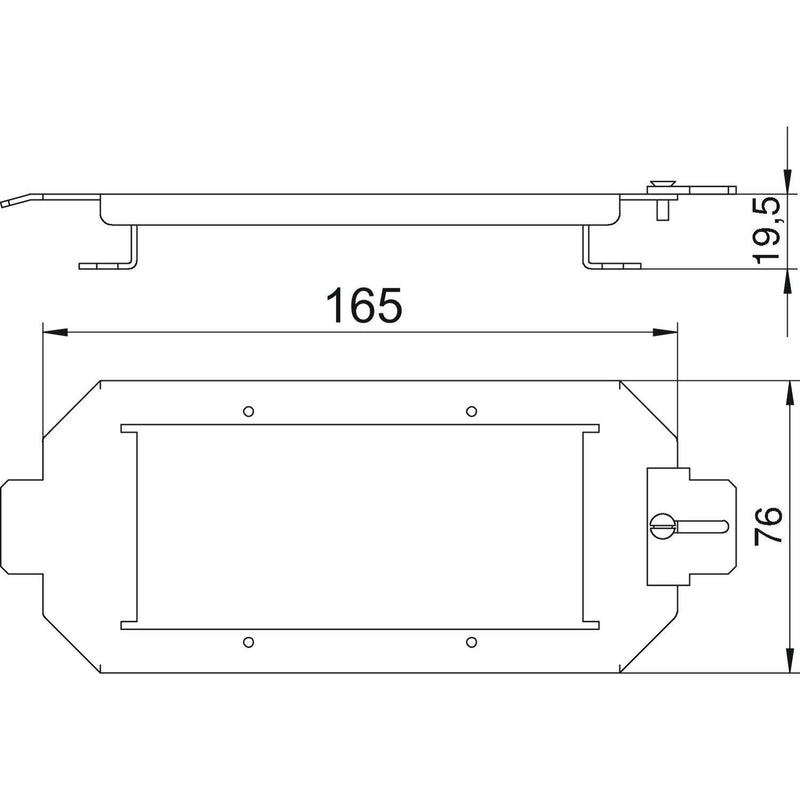 OBO Bettermann - Gerätebecher/Geräteträger für Unterflursystem Montageträger MT2 2ACO f. 2xACO