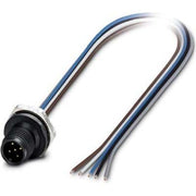 Phoenix Contact - Rundsteckverbinder, feldkonfektionierbar (Industriesteckverbinder) Einbausteckverbinder SACC-E-M12MS#1436411 − 1 Stück