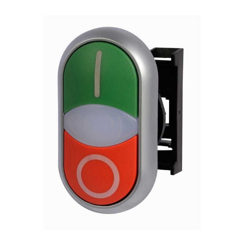 Eaton - Frontelement für Drucktaster Doppeldrucktaster M22-DDLM-WS-X1/X0 RMQ-Titan tastend
