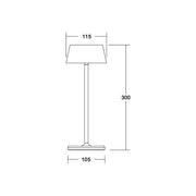 Brumberg Leuchten - Tischleuchte LED-Solartischleuchte 60332183 3000 K schwarz