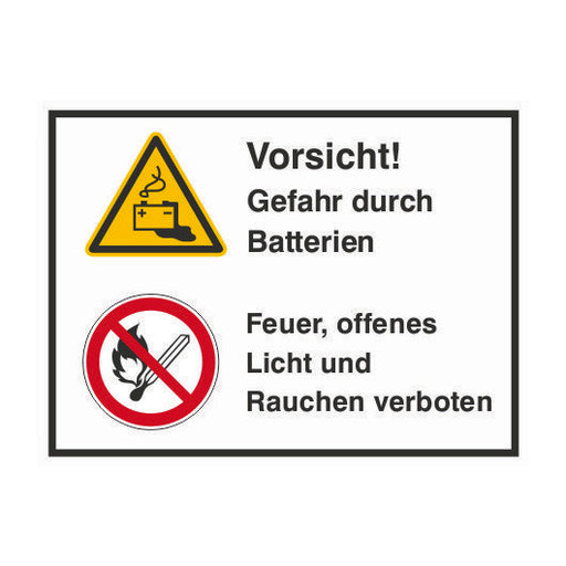 Cimco Werkzeuge - Warn-/Hinweisschild Kombischild ISO 7010 182748 Gr. 200x150x1