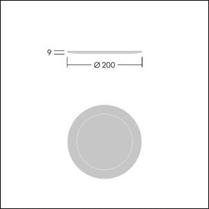 Thorn - Lichttechnisches Zubehör/Ersatzteile für Leuchten Abdeckung IP54 CETUS3 M IP54 COVER