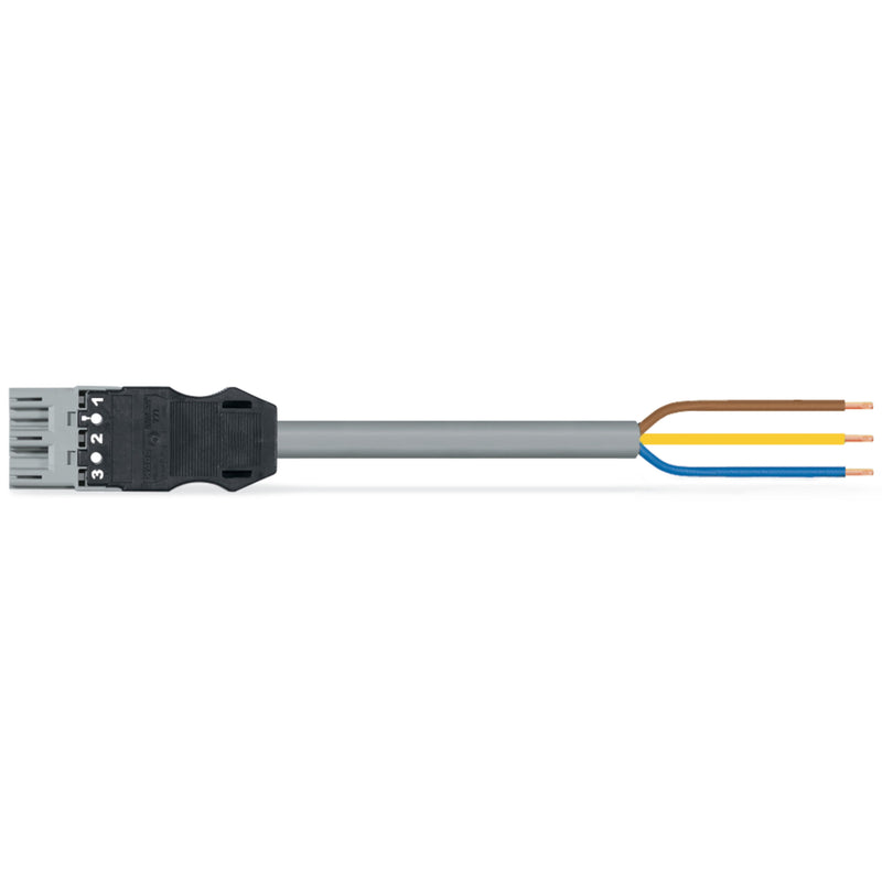 WAGO - Konfektionierte Leitung für steckbare Gebäudeinstallation konfekt. Anschlussleitung 771-9993/206-603 Eca,Stecker