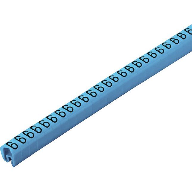 Weidmüller - Kabelmarkierungssystem Leitermarkierer CLI C2-4BL/SW 6 CD − 250 Stück