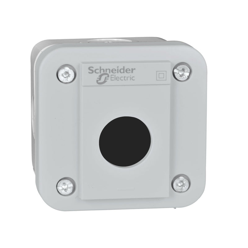 Schneider Electric - Gehäuse für Befehls- und Meldegeräte Leergehäuse XALE1 hellgrau,1 Einbaust. − 5 Stück