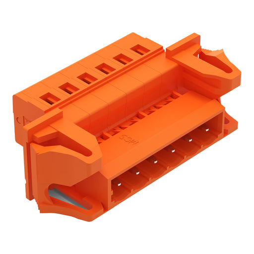 WAGO - Kabelsteckverbinder für Leiterplattensteckverbinder 1-Leiter-Stiftleiste 231-636/114-000 CAGECLAMP,2,5mm²,or − 50 Stück