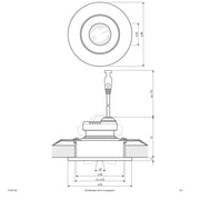 EVN Lichttechnik - Downlight/Strahler/Flutlicht LED-Deckeneinbauleuchte P44031302 eds 3000K 350mA IP44