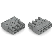 WAGO - Steckverbinder für steckbare Gebäudeinstallation Stecker 4-polig 770-254/064-000 Kod. B,grau − 50 Stück