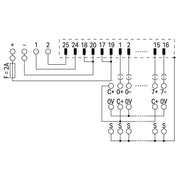 WAGO - Übergabemodul 704-8013 Sub-Min-D