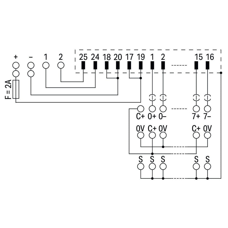 WAGO - Übergabemodul 704-8013 Sub-Min-D