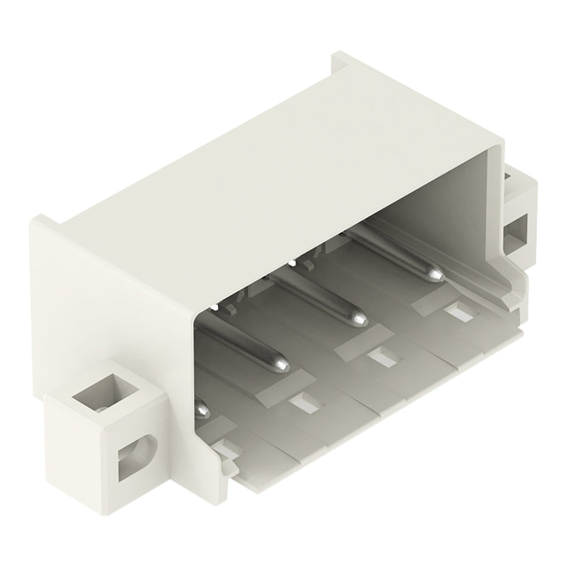 WAGO - Leiterplattensteckverbinder THT-Stiftleiste Lötstift 2092-3424/005-000 1,4mm,abgew.,llgr − 100 Stück