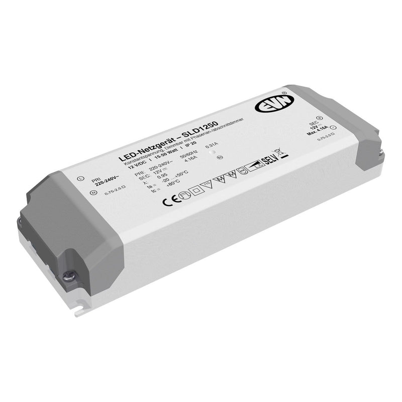 EVN Lichttechnik - LED-Betriebsgerät LED-Netzgerät SLD1250 12V/DC 15-50W IP20