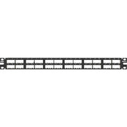 Panduit - Patchpanel Kupfer Patchpanel 48 Port CPP48HDEWBL Modular HD schwarz − 10 Stück