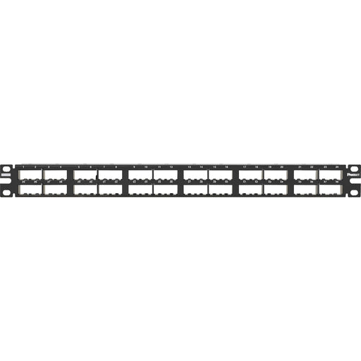 Panduit - Patchpanel Kupfer Patchpanel 48 Port CPP48HDEWBL Modular HD schwarz − 10 Stück