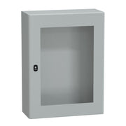 Schneider Electric - Gehäuse/Schaltschrank (leer) Wandschrank RAL 7035 NSYS3D8625T 800x600x250 Sichttür
